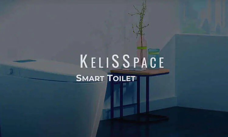 Keliss smart toilet in a softly lit bathroom
